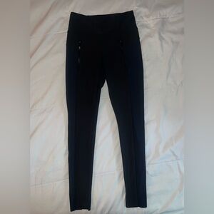 Athleta black and navy blue leggings